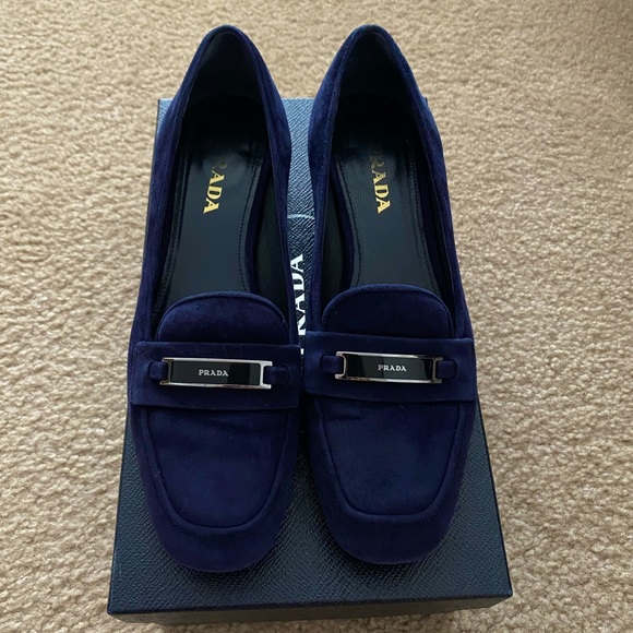 Prada Heeled Loafers/Oxfords (Original Packaging Included) - Picture 1 of 8